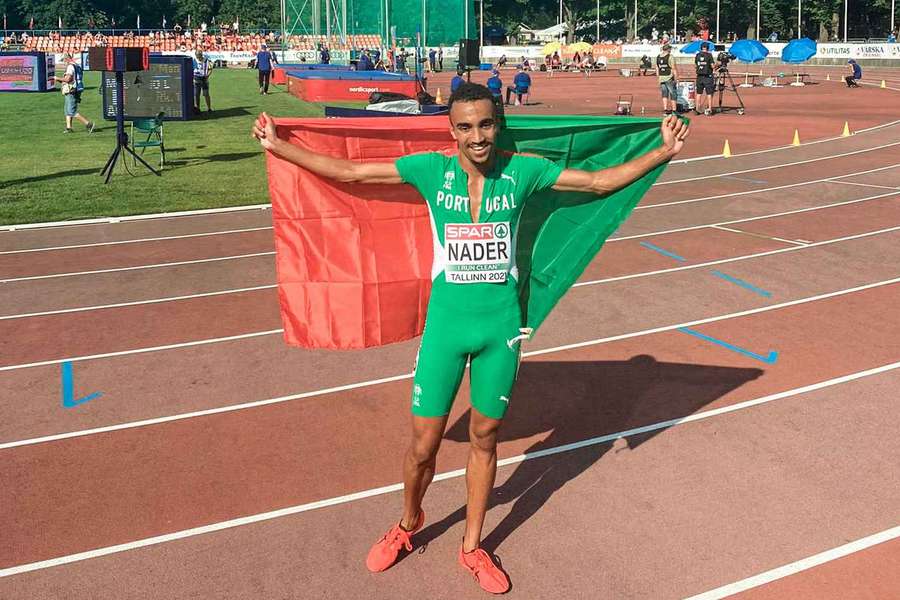 Isaac Nader em representação de Portugal