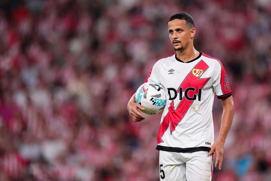 Luiz Felipe, en un partido de 2025 con el Rayo Luiz Felipe, en un partido de 2025 con el Rayo