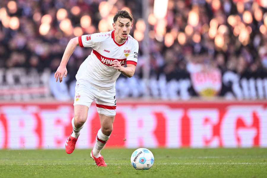 Anthony Rouault avec Stuttgart ce week-end.