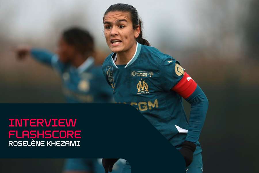 Interview Flashscore - Roselène Khezami : "Jouer en Première Ligue avec l'OM, c'est vraiment un rêve !"
