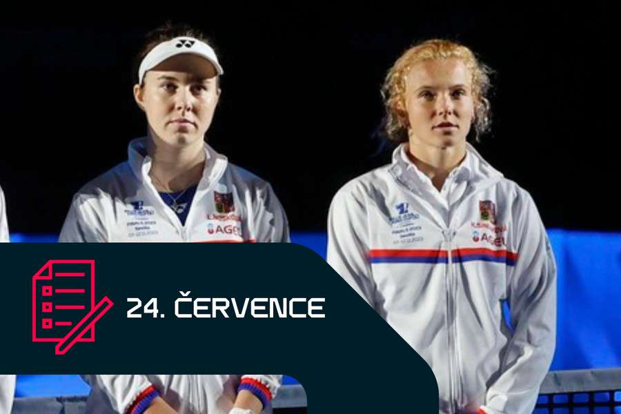 Linda Nosková a Kateřina Siniaková.