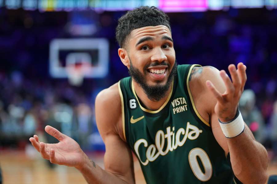 Tatum foi o herói da vitória dos Celtics