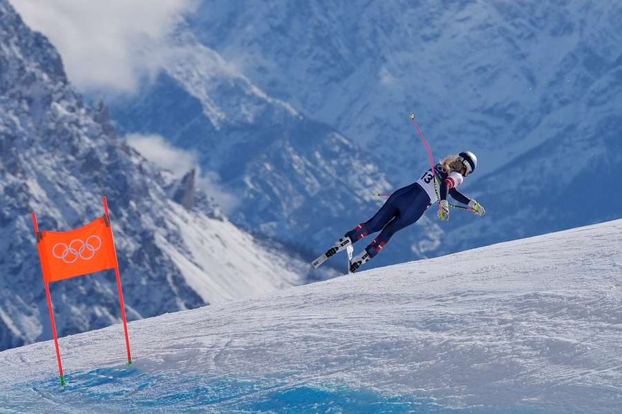 Vonn se dezechilibrează în cursă