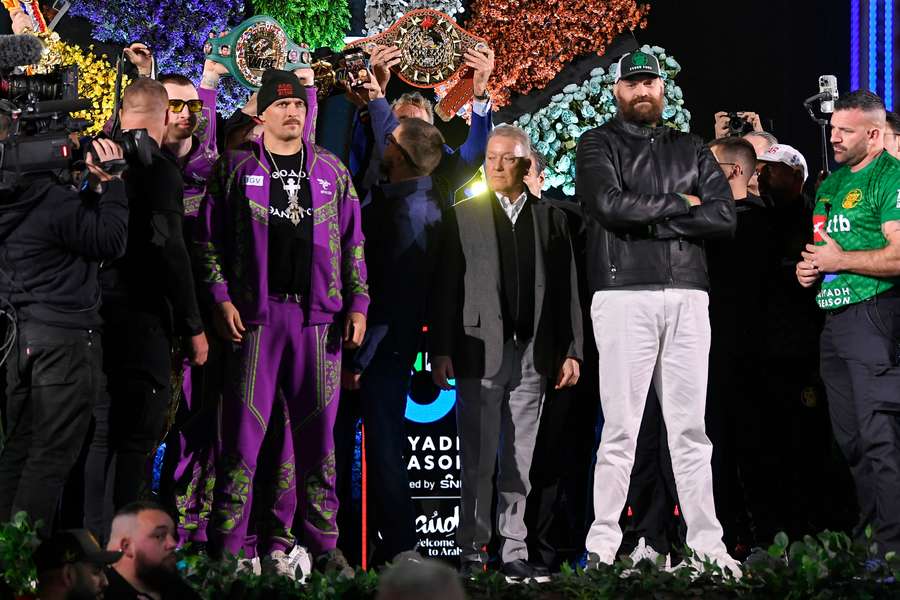 Tyson Fury ma przed rewanżem 25 kg przewagi nad Ołeksandrem Usykiem