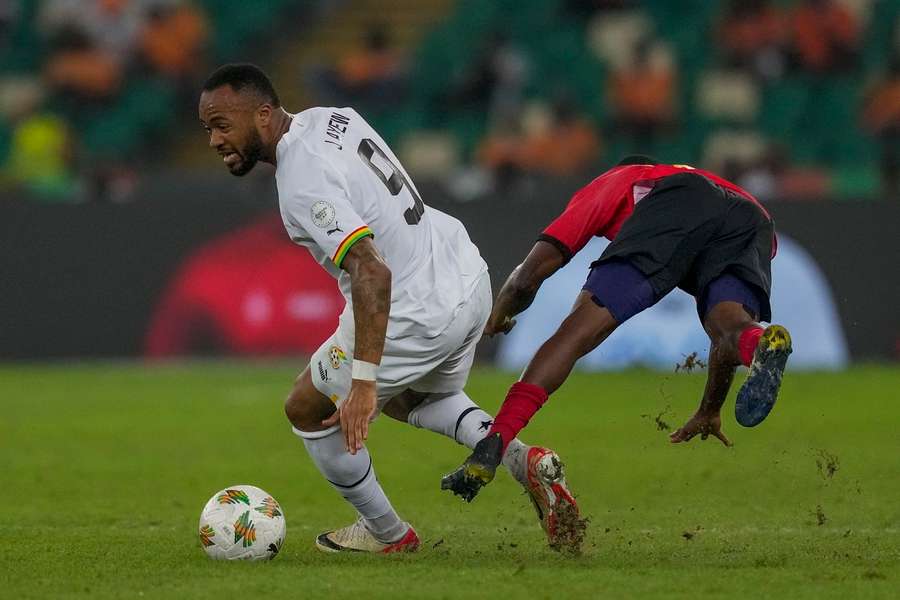 Ayew in action for Ghana