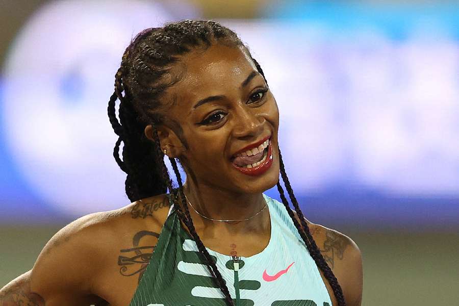 Richardson continues her redemption ark after a positive drug test prevented her from competing at the Tokyo Olympics 