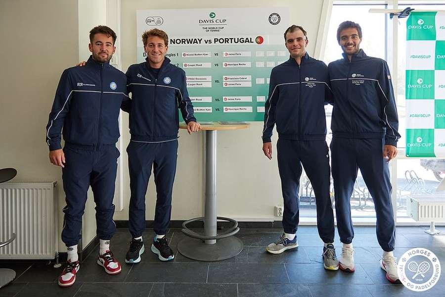 A equipa portuguesa presente na Taça Davis