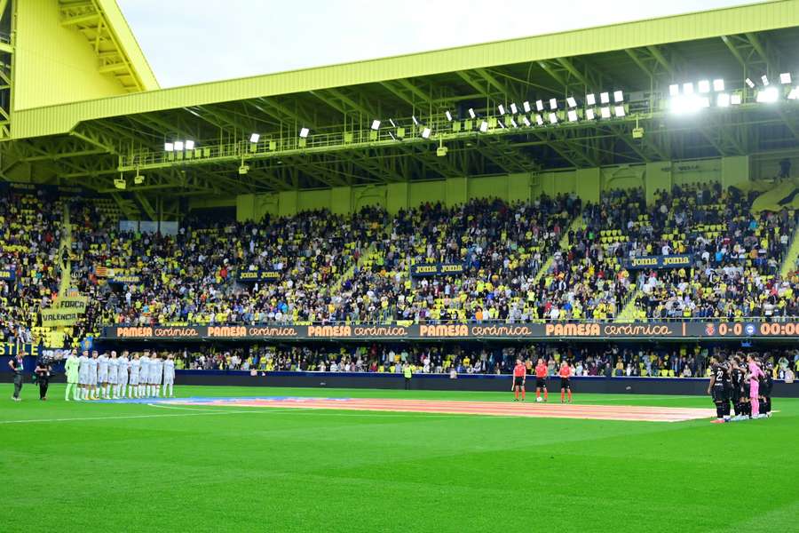 La Cerámica, antes del Villarreal-Valencia