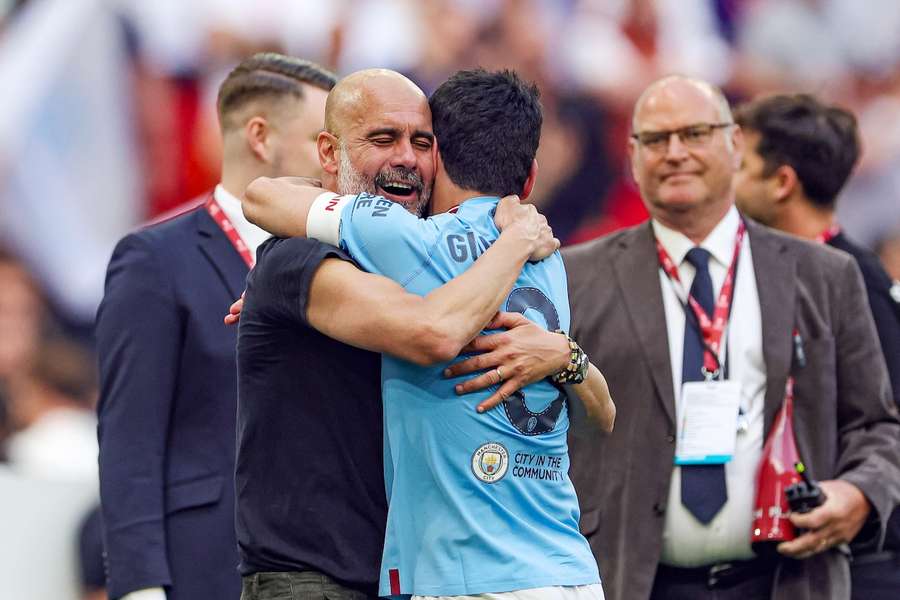 Pep Guardiola und Ilkay Gündogan haben eine erfolgreiche gemeinsame Vergangenheit in Manchester.