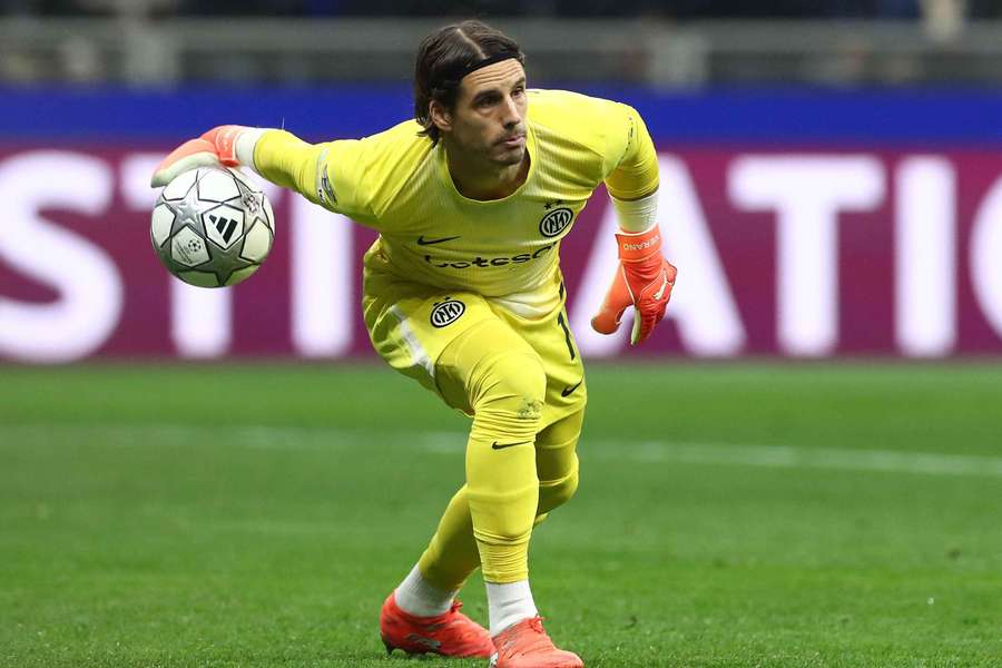 Yann Sommer durante la partita di Champions League contro l'Arsenal