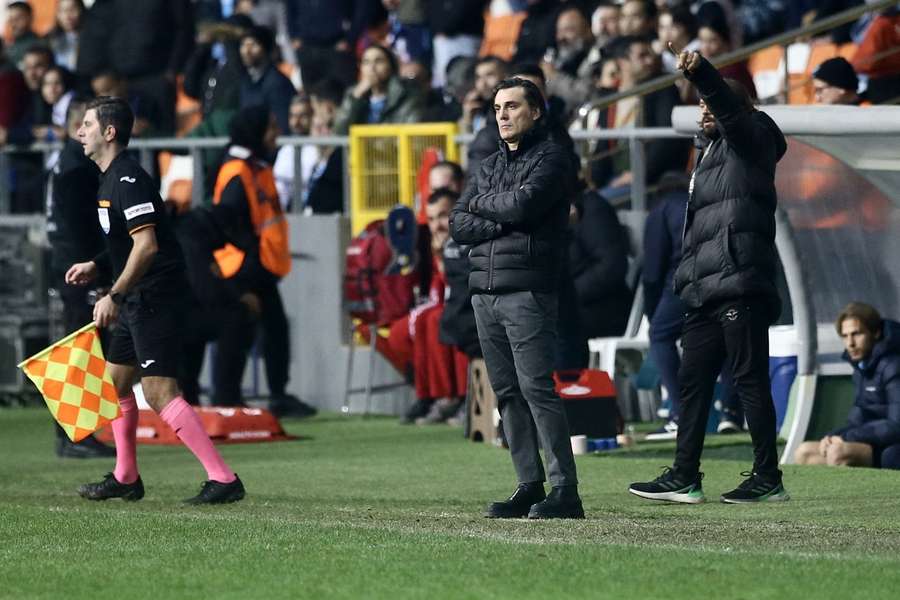 Montella sur son banc de touche il y a quatre jours. 