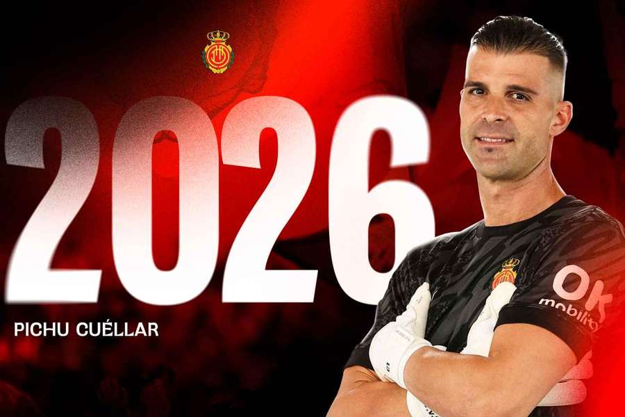 Cuéllar amplia su contrato con el Mallorca hasta 2026