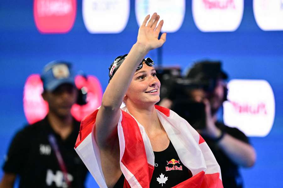 Summer McIntosh aux Mondiaux.