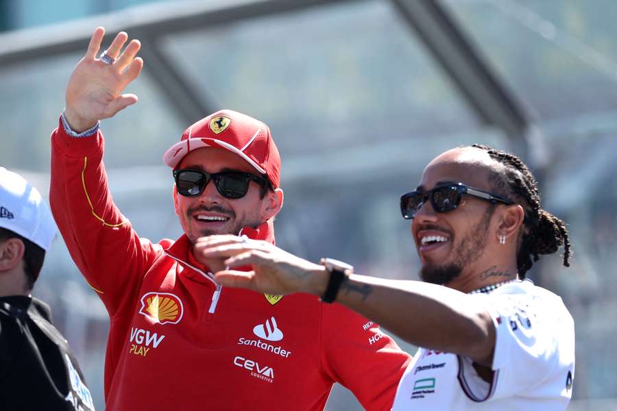 Leclerc y Hamilton, futuros compañeros de equipo