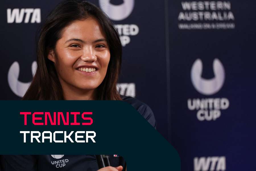 Raducanu begins her 2026 season against Sakkari