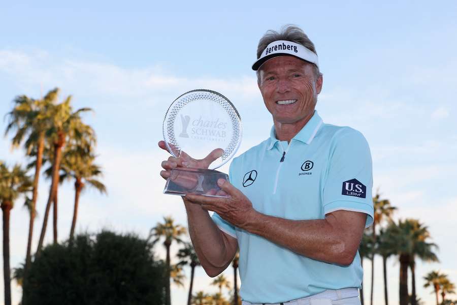 Bernhard Langer no parece empeorar con la edad.