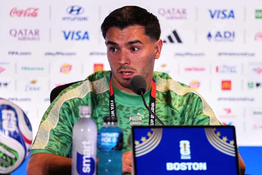 Brahim Diaz speaks to the press ahead of Morocco's clash with France Brahim Diaz speaks to the press ahead of Morocco's clash with France