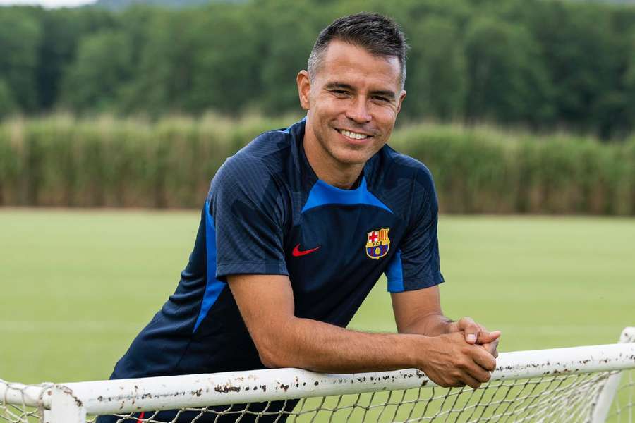 Saviola worked as an assistant coach in Barcelona's youth team