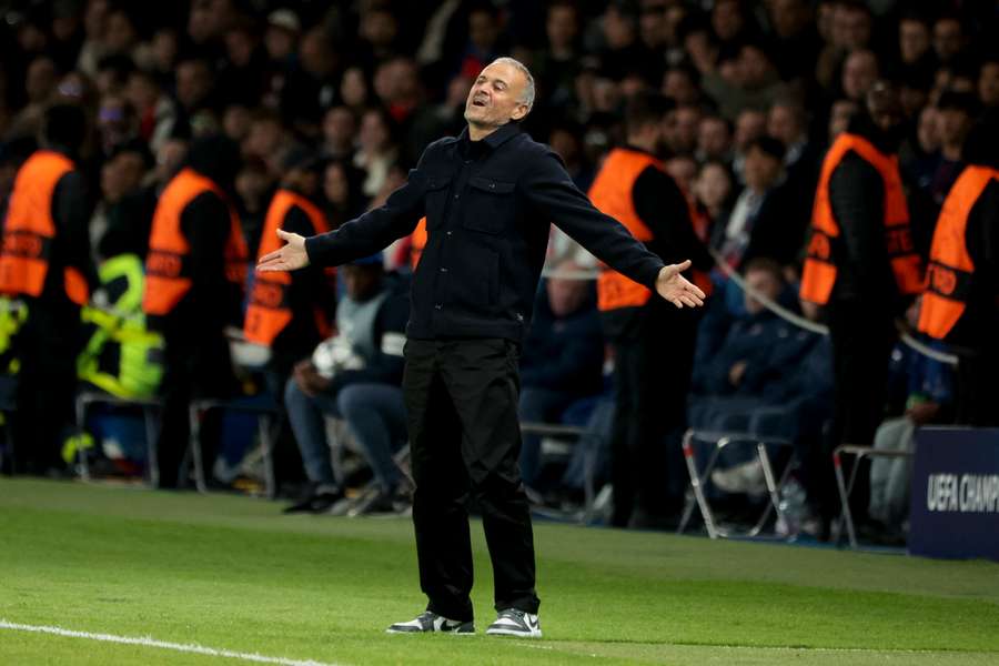 Luis Enrique la semaine dernière.