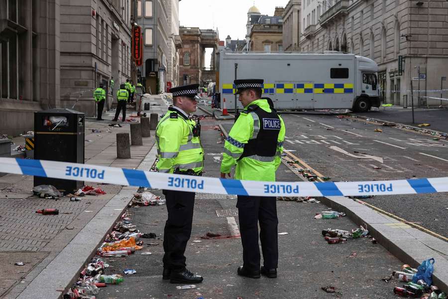 The scenes following the incident