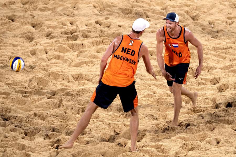 Alexander Brouwer en Robert Meeuwsen in actie op de Olympische Spelen van Tokio