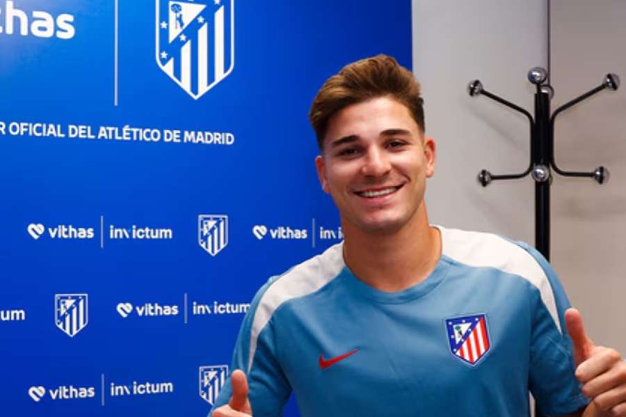 Alvarez made the move to Atletico