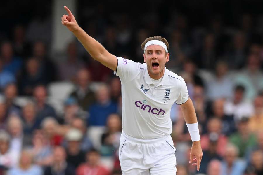 England's Stuart Broad is fifth on the all-time list of Test wicket-takers