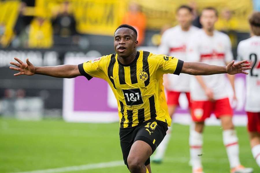 Moukoko marcou seis golos esta época pelo Dortmund