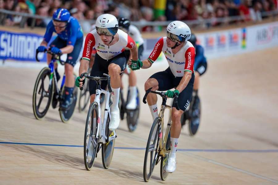 Rui Oliveira e Ivo Oliveira são vice-campeões de madison