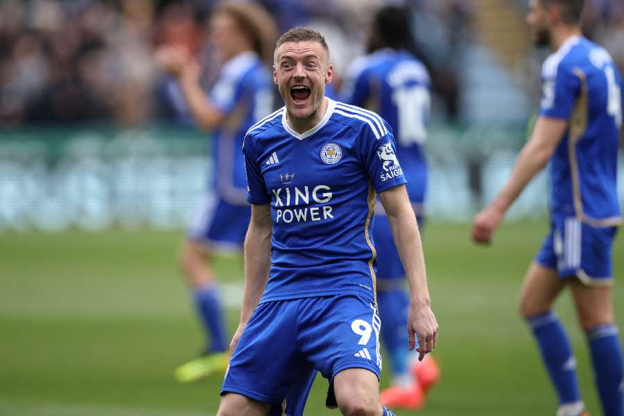 Jamie Vardy and Leicester City are going back up