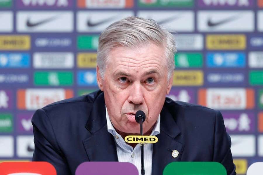 Carlo Ancelotti, entrenador de la selección brasileña Carlo Ancelotti, entrenador de la selección brasileña