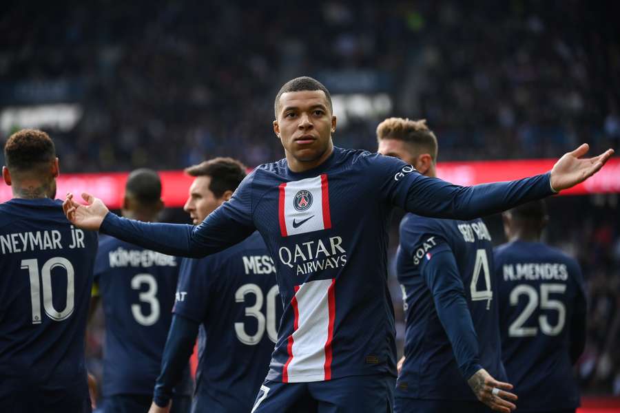 Mbappé après son premier but face au LOSC