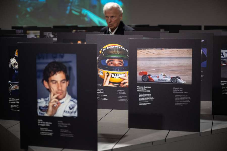 De 'Ayrton Senna Voor altijd' tentoonstelling