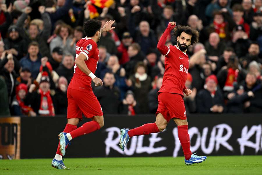 Mohammed Salah a marcat golul egalizator pentru Liverpool