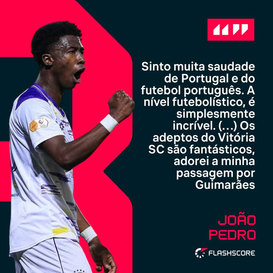 João Pedro não esquece o Vitória SC João Pedro não esquece o Vitória SC