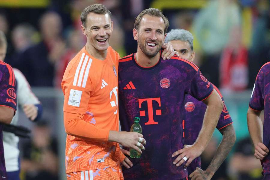 Neuer e Kane são duas das referências do Bayern
