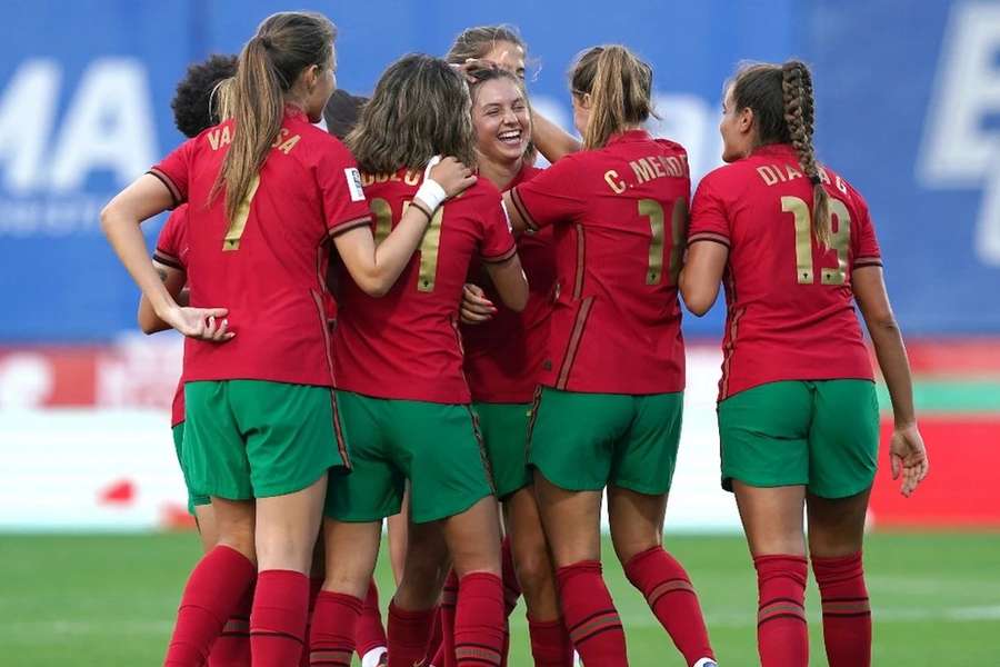 No final, as jogadoras portuguesas sorriram