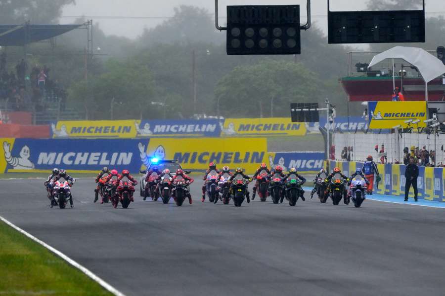 Een beeld tijdens de MotoGP in Argentinië van vorig jaar