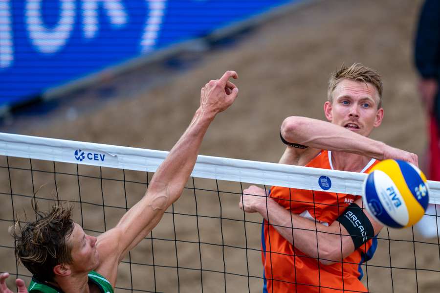 Stefan Boermans (foto) en Yorick de Groot verloren van de wereldkampionenen