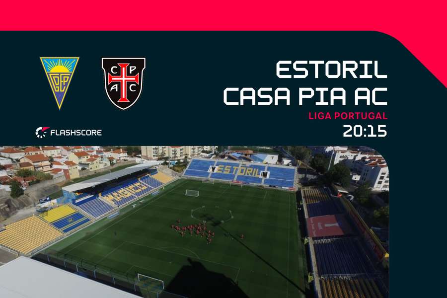 Estoril Praia recebe o Casa Pia para o arranque da 11.ª jornada da Liga