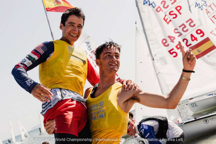 La pareja española Mateu-De Maqua, oro en el Mundial de Vela 420