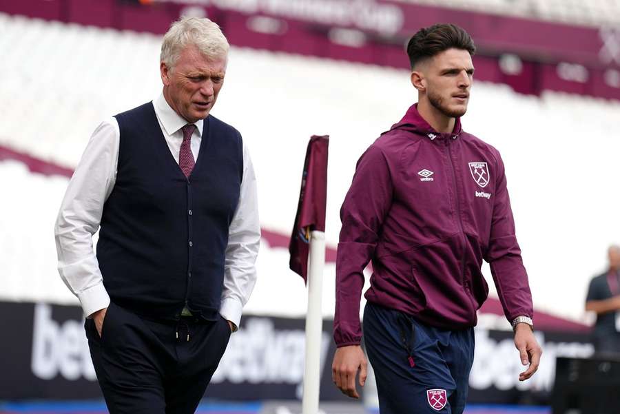 David Moyes is yet to see Declan Rice depart