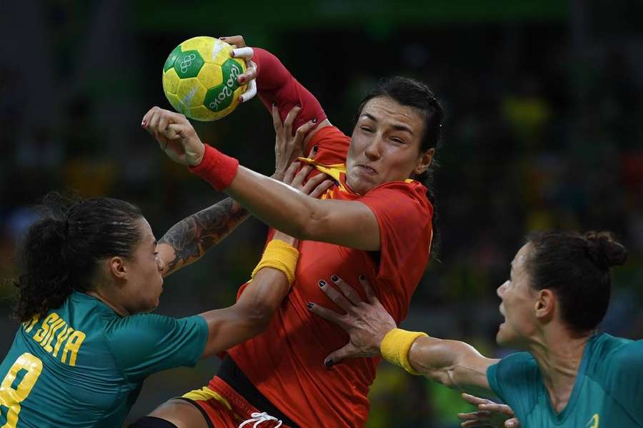 Cristina Neagu la Jocurile Olimpice din 2016 contra Braziliei