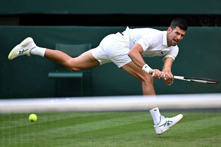 Novak Djokovic was stretched against Jordan Thompson