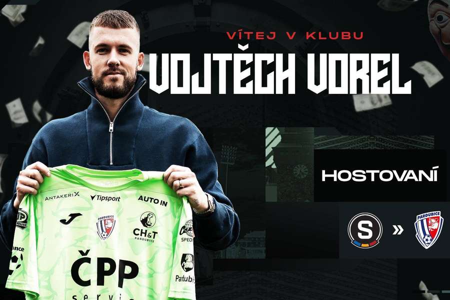 Vorel bude strážit bránu Pardubic.
