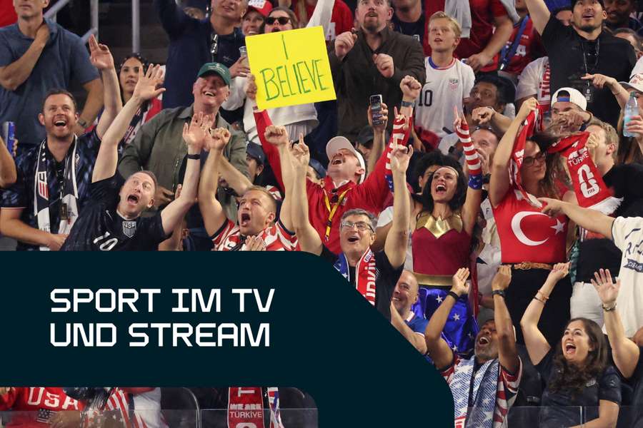 Sport live am Mittwoch: Die US-Fans glauben bei der WM an die ganz große Sensation.