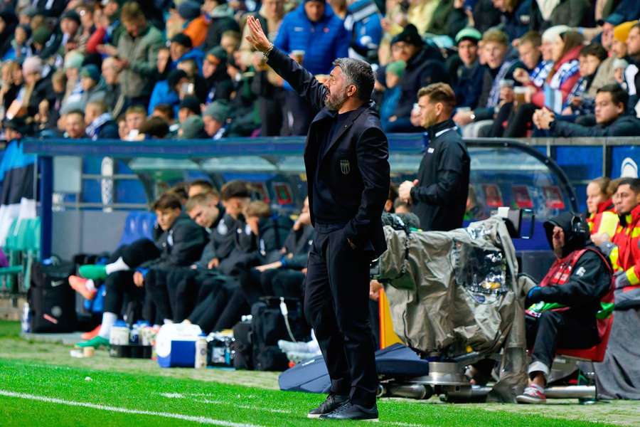 Gennaro Gattuso durante Estonia-Italia