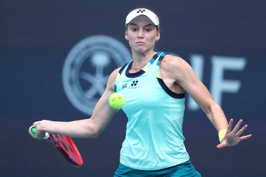 Elena Rybakina heeft de finale van de Miami Open bereikt