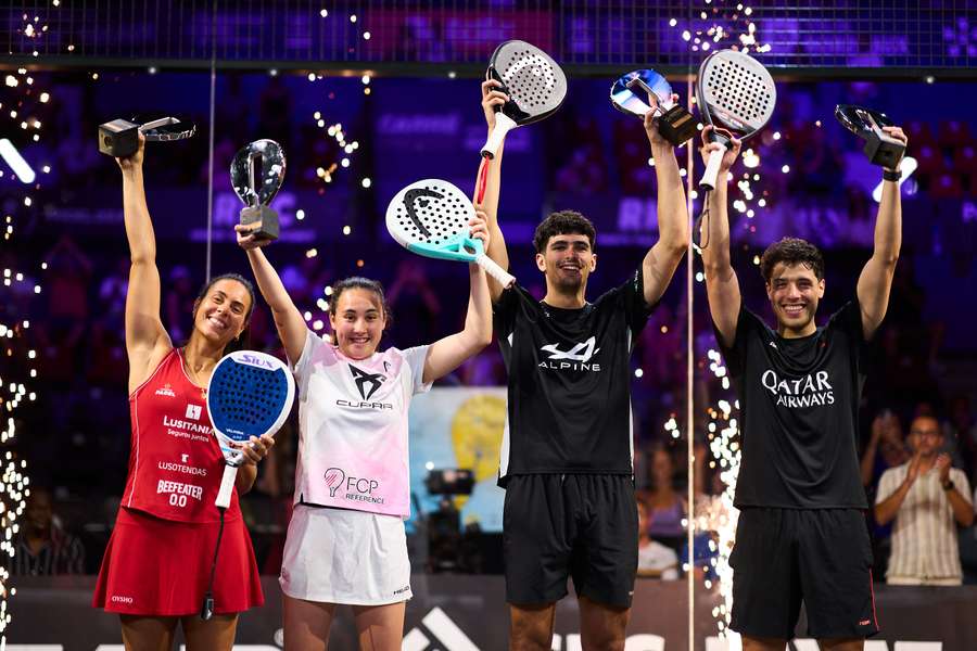 Los ganadores del torneo