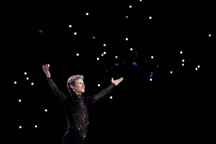 Malinin lässt sich vom Publikum feiern